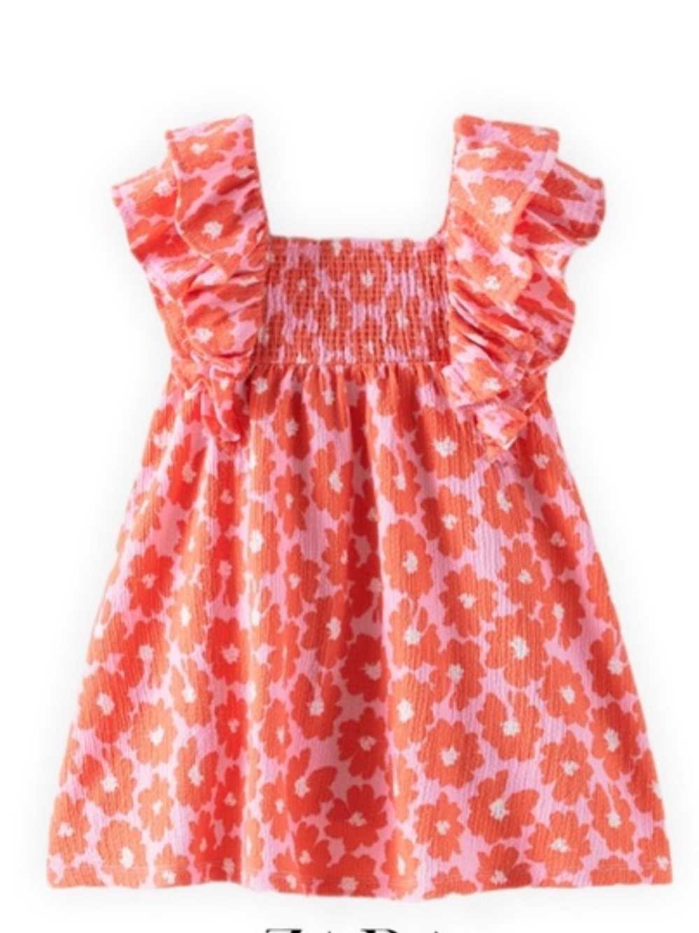 ZARA Kids | Russet | TEXTURED FLORAL DRESS